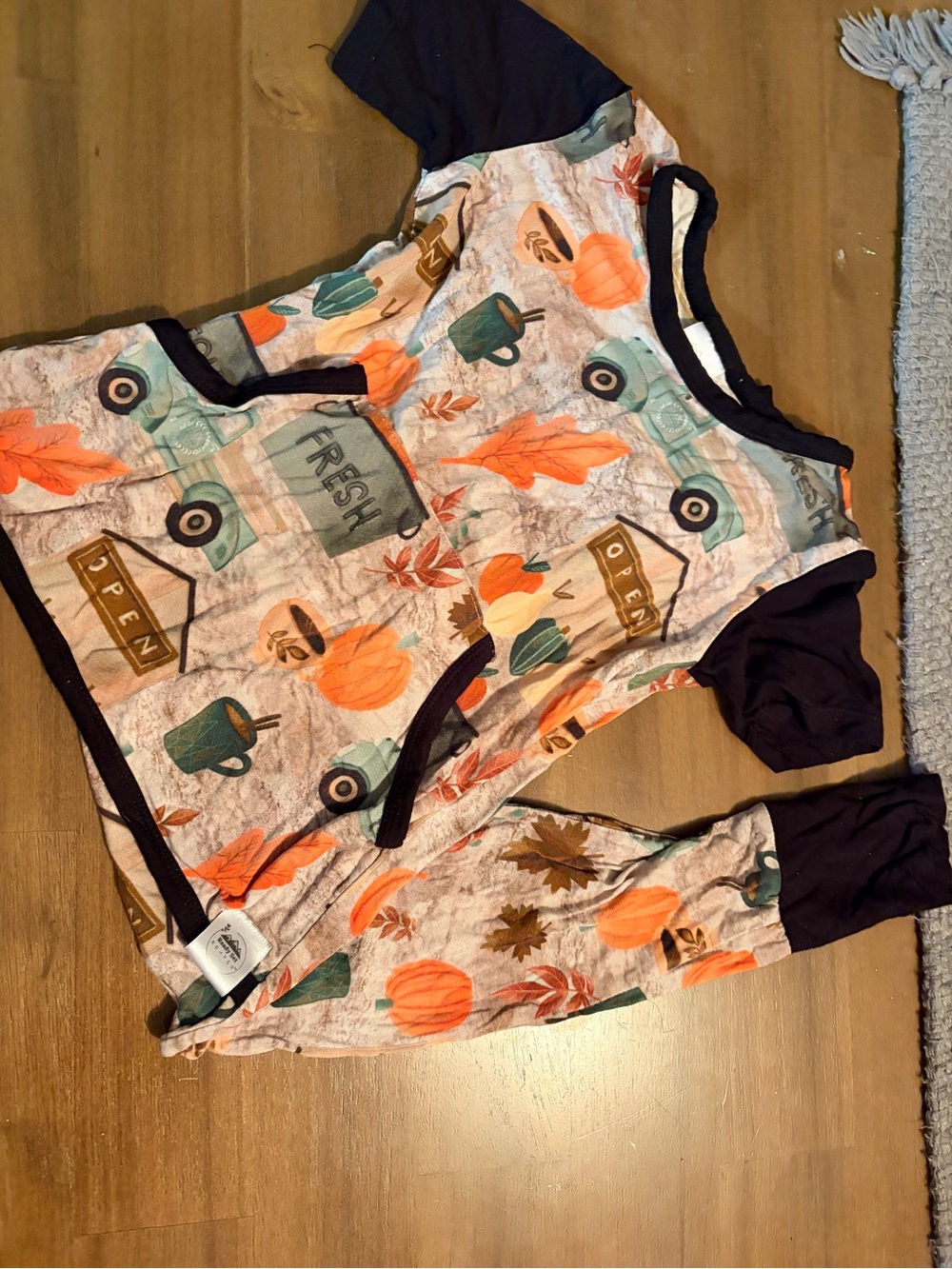 Ready Set Romper Fall Print